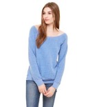 7501 Bella + Canvas Ladies' Sponge Fleece Wide Neck Sweatshirt
