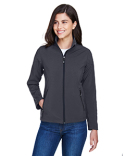 78184 Core365 Ladies' Cruise Two-Layer Fleece Bonded SoftShell Jacket