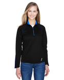 78187 North End Ladies' Radar Quarter-Zip Performance Long-Sleeve Top
