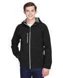 88166 North End Men's Prospect Two-Layer Fleece Bonded Soft Shell Hooded Jacket