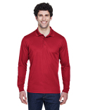 88192 Core365 Men's Pinnacle Performance Long-Sleeve Piqué Polo