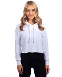 9384 Next Level Apparel Ladies' Cropped Pullover Hooded Sweatshirt