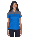 CE101W Core365 Ladies' Balance Colorblock Performance Piqué Polo