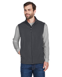 CE701 Core365 Men's Cruise Two-Layer Fleece Bonded Soft Shell Vest