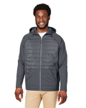 CE808 Core365 Unisex Techno Lite Hybrid Hooded Jacket