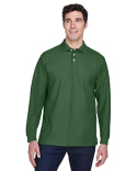 D110 Devon & Jones Men's Pima Piqué Long-Sleeve Polo