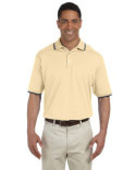 D140 Devon & Jones Men's Tipped Perfect Pima Interlock Polo