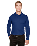 DG20LT Devon & Jones CrownLux Performance™ Men's Tall Plaited Long Sleeve Polo
