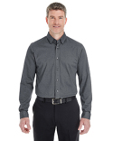 DG230 Devon & Jones Men's Central Cotton Blend Mélange Button-Down