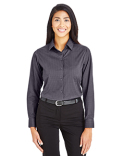 DG535W Devon & Jones CrownLux Performance™ Ladies' Tonal Mini Check Shirt