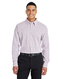 DG540 Devon & Jones CrownLux Performance® Men's Micro Windowpane Woven Shirt