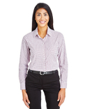 DG540W Devon & Jones CrownLux Performance™ Ladies' Micro Windowpane Shirt