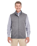 DG797 Devon & Jones Men's Newbury MélangeFleece Vest