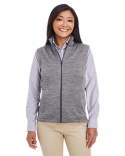 DG797W Devon & Jones Ladies' Newbury MélangeFleece Vest
