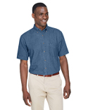 M550S Harriton Men's 6.5 oz. Short-Sleeve Denim Shirt