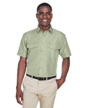 M580 Harriton Men's Key West Short-Sleeve Performance Staff Shirt