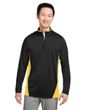 M786 Harriton Men's Flash Snag Protection Plus IL Colorblock Quarter-Zip