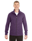 NE704 North End Men's Amplify Mélange Fleece Jacket