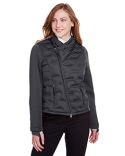 NE710W North End Ladies' Loft Pioneer Hybrid Bomber Jacket