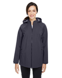 NE718W North End Ladies' City Hybrid Soft Shell Hooded Jacket