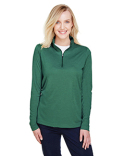 TT31HW Team 365 Ladies' Zone Sonic Heather Performance Quarter-Zip