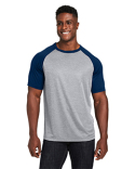 TT62 Team 365 Unisex Zone Colorblock Raglan T-Shirt