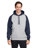 TT96CB Team 365 Unisex Zone HydroSport™ Heavyweight Colorblock Hooded Sweatshirt